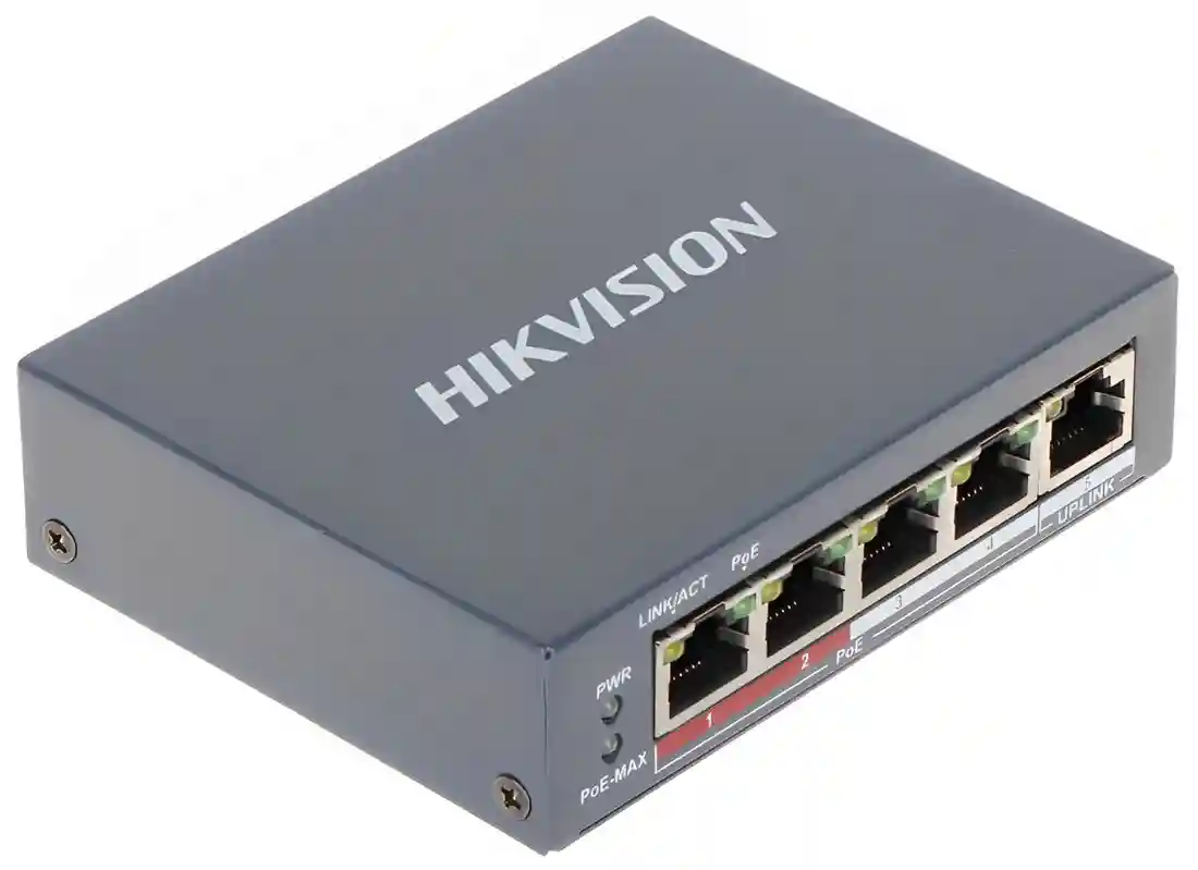 Коммутатор сетевой  HIKVISION  DS-3E0105P-E/M(B)